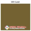 ORACAL 651 091 Gold Intermediate CAL Dunia Warna Stiker