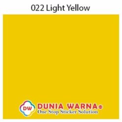 ORACAL 651 022 Light Yellow Intermediate CAL Dunia Warna Stiker