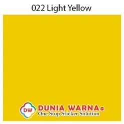 ORACAL 651 022 Light Yellow Intermediate CAL Dunia Warna Stiker