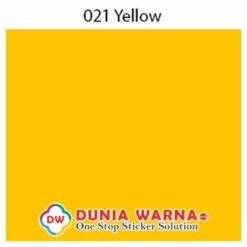 ORACAL 651 021 Yellow Intermediate CAL Dunia Warna Stiker