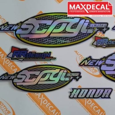 MAXDECAL APH80 Printable Holographic Chrome Vinyl - Dunia Warna Stiker ...