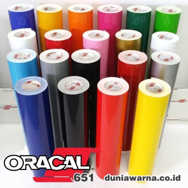 Oracal 651 Intermediate Cal Dunia Warna Stiker Supplier Toko Oracal