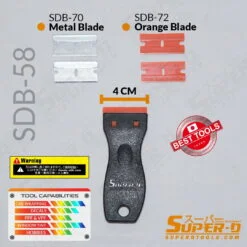 Alternative view of Mini Scrapper Super-D SDB-58 IKA BLADE