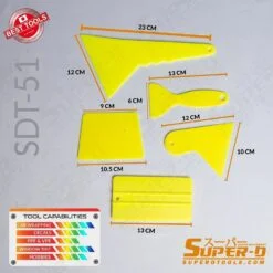 Alternative view of Alat Stiker Dan Kaca Film Set Rakel Plastik SDT-51 KUMO