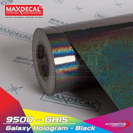 MAXDECAL 9500-GH15 Galaxy Hologram Black