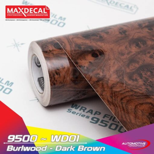 MAXDECAL 9500 WD01 Burlwood Dark Brown