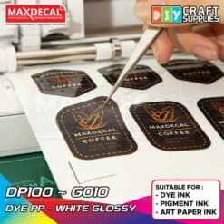 Alternative view of MAXDECAL DP100 Stiker Vinyl PP Inkjet Coating A3 Roll to Roll 32cm x 30m
