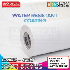 MAXDECAL DR100 Stiker Photo Paper Inkjet Coating Roll A3 32cm x 30m