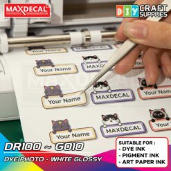 Alternative view of MAXDECAL DR100 Stiker Photo Paper Inkjet Coating Roll A3 32cm x 30m