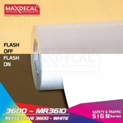 MAXDECAL 3610 White Reflective Sheeting