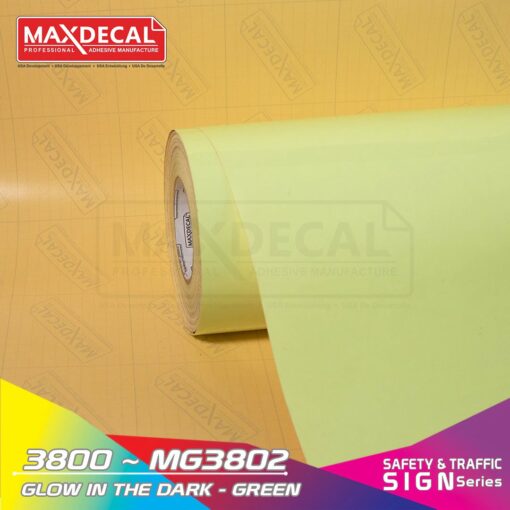 MAXDECAL MG3802 Glow In Dark GID Green