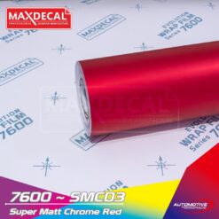 MAXDECAL 7600 SMC03 Super Matt Chrome Red