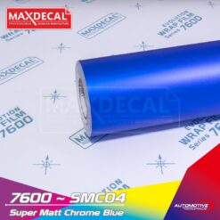 MAXDECAL 7600 SMC04 Super Matt Chrome Blue
