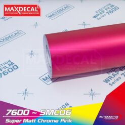 MAXDECAL 7600 SMC06 Super Matt Chrome Pink