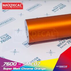 MAXDECAL 7600 SMC07 Super Matt Chrome Orange