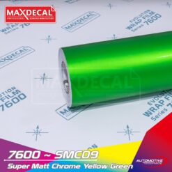 MAXDECAL 7600 SMC09 Super Matt Chrome Yellow Green