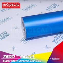 MAXDECAL 7600 SMC14 Super Matt Chrome Sky Blue