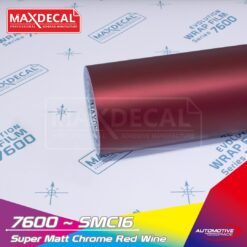 MAXDECAL 7600 SMC16 Super Matt Chrome Red Wine