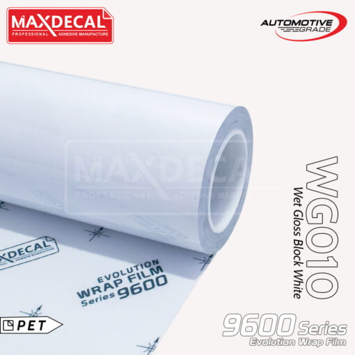 MAXDECAL 9600 WG010 Wet Gloss Block White