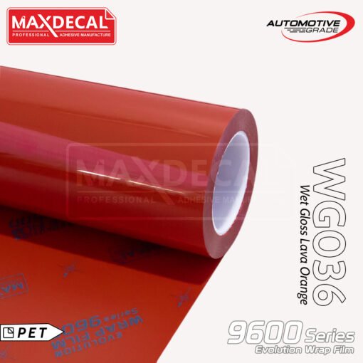 MAXDECAL 9600 WG036 Wet Gloss Lava Orange