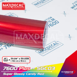 MAXDECAL 7600 PLUS-SGC03 Super Glossy Candy Red