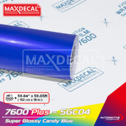 MAXDECAL 7600 PLUS-SGC04 Super Glossy Candy Blue