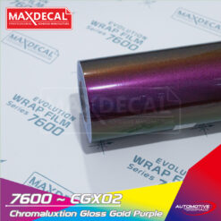 MAXDECAL 7600-CGX02 Chromaluxtion Gold Purple