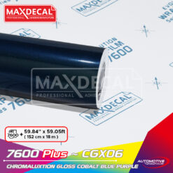 MAXDECAL 7600 PLUS-CGX06 Chromaluxtion Cobalt Blue Purple