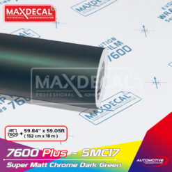 MAXDECAL 7600 PLUS-SMC17 Super Matt Chrome Dark Green