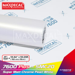MAXDECAL 7600 PLUS-SMC20 Super Matt Chrome Pearl White
