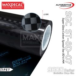 MAXDECAL 9600 SGCST-8D-07 Super Gloss Carbon 8D Spread Tow 6 mm